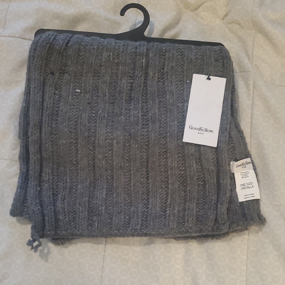 Goodfellow & Co Charcoal Knit Scarf